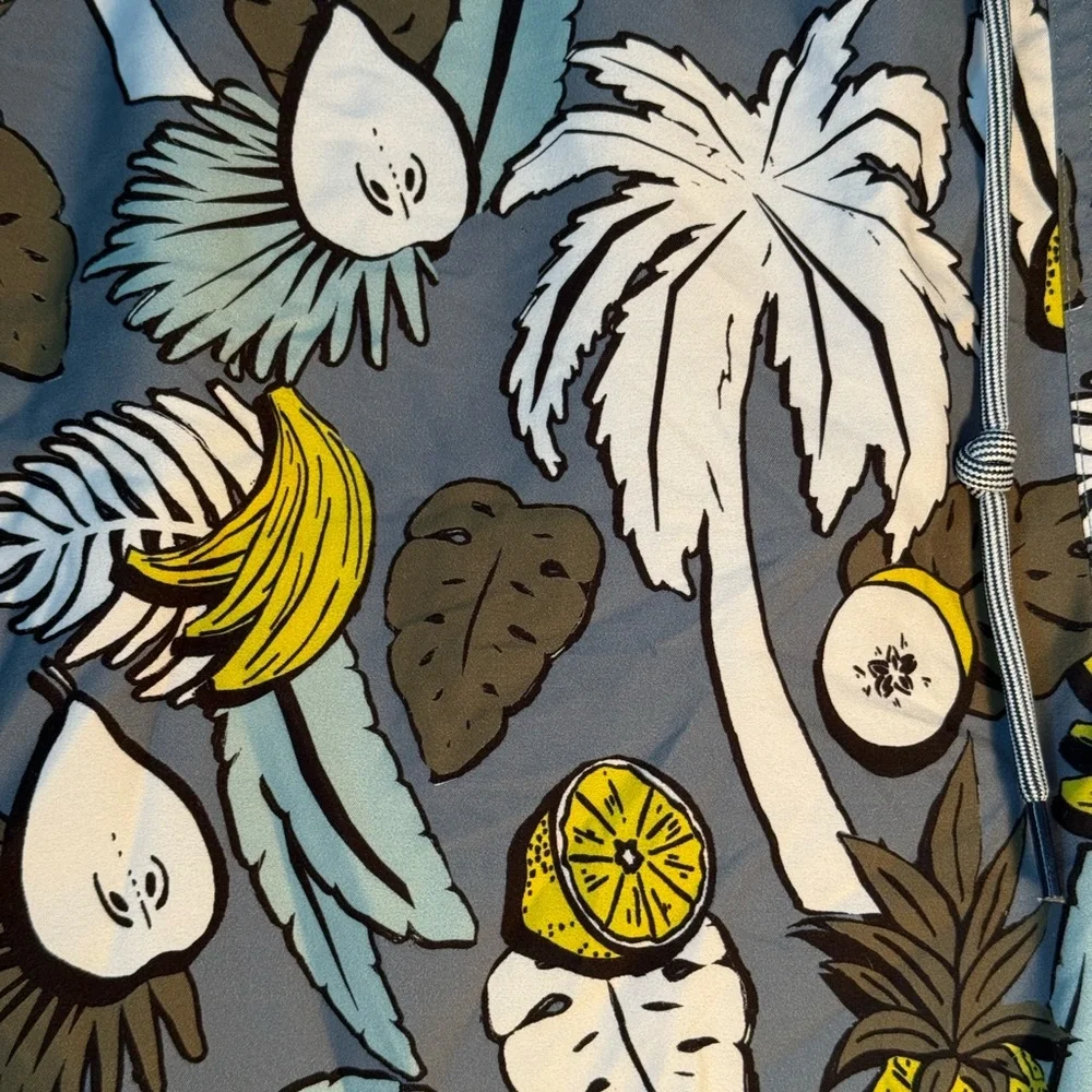 TED BAKER 5 Tropical Print Swim Short XL The World’s Your Lobster